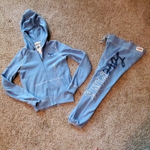 Victoria's Secret PINK Jacket Pant Set
